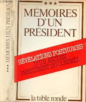 Seller image for MEMOIRES D'UN PRESIDENT for sale by Le-Livre