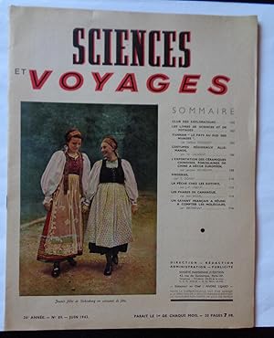 Sciences et Voyages n° 89 Juin 1943