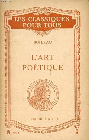 Bild des Verkufers fr L'ART POETIQUE (Les Classiques Pour Tous) zum Verkauf von Le-Livre