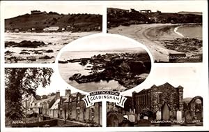 Seller image for Ansichtskarte / Postkarte Coldingham Schottland, Youth Hostel, Bogan, Priory, St. Abbs, Strandpartie for sale by akpool GmbH