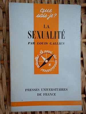 Seller image for La sexualite for sale by Frederic Delbos