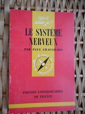 Imagen del vendedor de Le systeme nerveux a la venta por Frederic Delbos