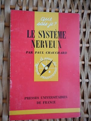 Image du vendeur pour Le systeme nerveux mis en vente par Frederic Delbos