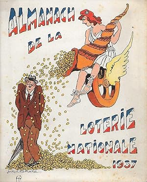 Image du vendeur pour Almanach de la Loterie Nationale 1937. mis en vente par Librairie Les Autodidactes - Aichelbaum