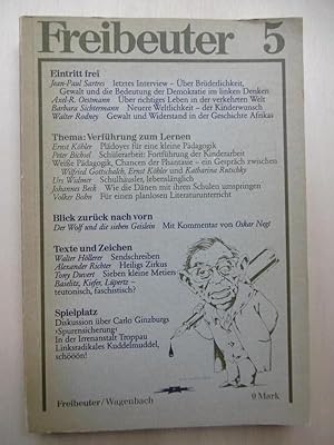 Freibeuter 5. Vierteljahrszeit schrift für Kultur und Politik. (Heft 5 / 1980).
