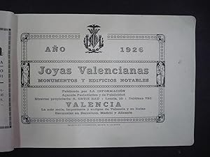 JOYAS VALENCIANAS. MONUMENTOS Y EDIFICIOS NOTABLES. 1926.