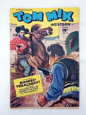 TOM MIX WESTERN 15. GD+ (Vvaa) Fawcett, 1948