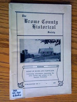 The Brome Country Historical Society. Publication No.2 - 1949. Index of Books and Pamphlets, Cont...