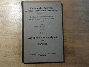 Imagen del vendedor de Algebraische Analysis und Algebra a la venta por Ratisbona Versandantiquariat