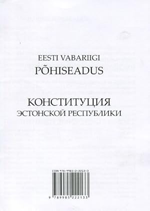 Image du vendeur pour Eesti vabariigi phiseadus mis en vente par Ruslania