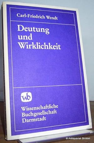 Seller image for Deutung und Wirklichkeit. for sale by Antiquariat Christian Strobel (VDA/ILAB)