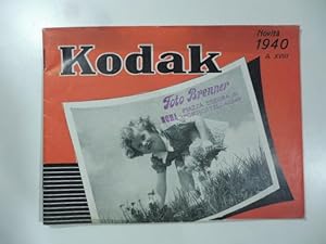 Kodak. Novita' 1940 - XVIII. (Catalogo pubblicitario)