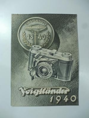 Voigtlander 1940. (Catalogo macchine fotografiche)