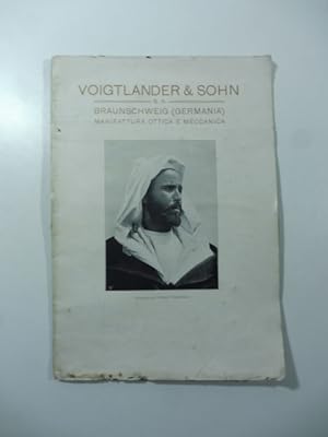 Voigtlander & Sohn. S. a. Braunschweig (Germania). Manifattura ottica e meccanica. (Catalogo pubb...
