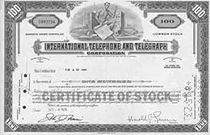 1958 New England Telephone & Telegraph Company Stock Certificate