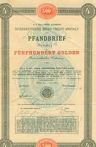 Bond certificate, five hundred guilders.