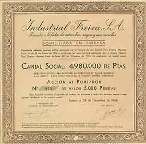 Certificate of share.