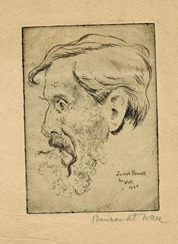 Imagen del vendedor de Portrait of Joseph Pennell. a la venta por Wittenborn Art Books