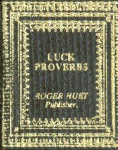 Seller image for Luck Proverbs. for sale by Wittenborn Art Books
