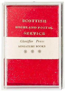 Bild des Verkufers fr The Scottish Highland Postal Service. 1 of 250 copies [no. 142]. zum Verkauf von Wittenborn Art Books