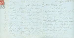 MS Letter by the Auntie and Uncle of Edward Francis O'Day, to Edward & Mazie O'Day, Friday Aftern...