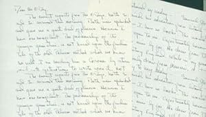 MS Letter by F. J. O'Connor to Edward & Mazie O'Day, [April 25 1944?]. RE: literature, penmanship...