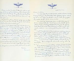 MS Letter by Thomas O'Day to Mazie O'Day, April 8, 1943. RE: Letter is from the son of Edward F. ...