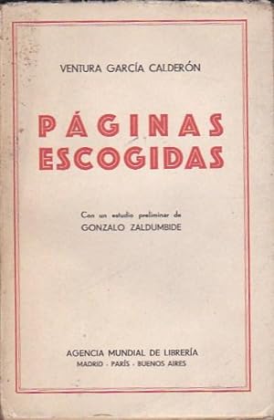 Seller image for Pginas escogidas for sale by LIBRERA GULLIVER