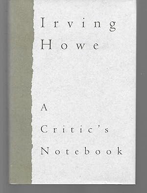 Seller image for A Critic's Notebook for sale by Thomas Savage, Bookseller