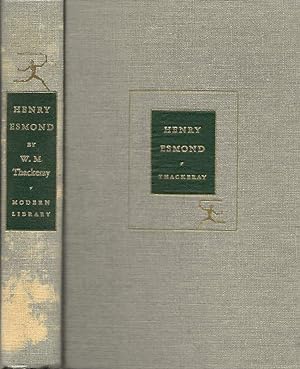 Seller image for THE HISTORY OF HENRY ESMOND ESQUIRE. for sale by Legacy Books