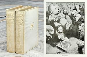 Seller image for The Works of Mr. Francis Rabelais Doctor in Physick. Containing Five Books of the Lives, Heroick Deeds and Sayings of Gargantua and His Sonne Pantagruel. Illustrated by W. Heath Robinson. for sale by John Windle Antiquarian Bookseller, ABAA