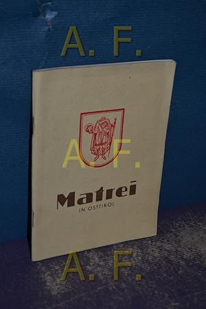 Seller image for Matrei in Osttirol for sale by Antiquarische Fundgrube e.U.