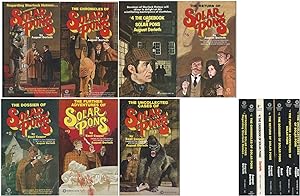 Immagine del venditore per SOLAR PONS" 7-VOLUME SET: Regarding Sherlock Holmes (# 1) / Chronicles (# 2) / Casebook (# 4) / Return (# 6) / Dossier (# 8) / Further Adventures (# 9) / Uncollected Cases (# 11) venduto da John McCormick