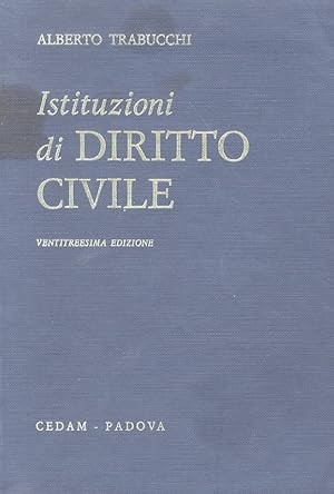 Istituzioni di diritto civile. Trentatreesima edizione aggiornata con le riforme.