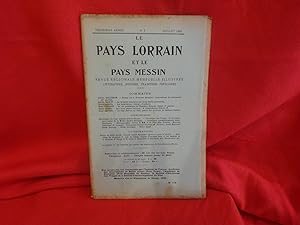Image du vendeur pour LE PAYS LORRAIN & LE PAYS MESSIN-11me anne 20/11/1919-N 11 (n 155). mis en vente par alphabets