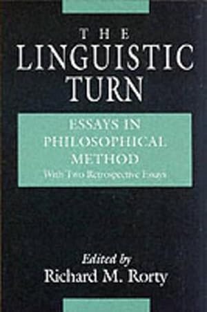 Imagen del vendedor de The Linguistic Turn Essays in Philosophical Method (Paperback) a la venta por Grand Eagle Retail