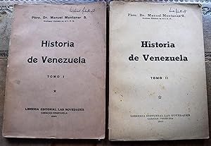 Historia de Venezuela (Tomo I y II)