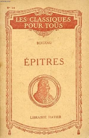 Image du vendeur pour EPITRES (Les Classiques Pour Tous) mis en vente par Le-Livre