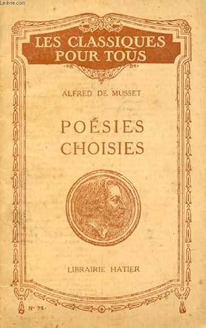 Bild des Verkufers fr POESIES CHOISIES (Les Classiques Pour Tous) zum Verkauf von Le-Livre