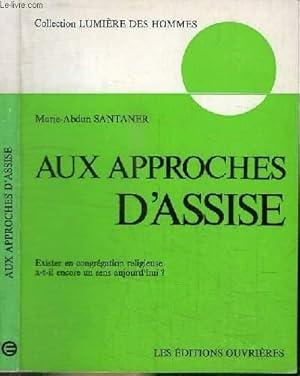 Bild des Verkufers fr AUX APPROCHES D'ASSISE zum Verkauf von Le-Livre