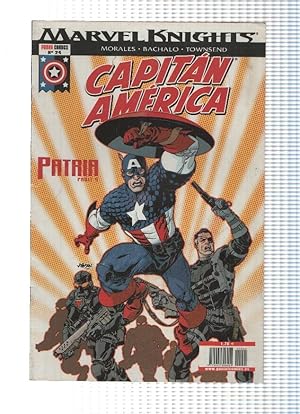 Seller image for MARVEL KNIGHTS: CAPITAN AMERICA, Volumen 1, Numero 24: Patria 4 (Panini 2005) for sale by El Boletin