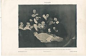 Seller image for LAMINA ESPASA 23735: La leccion de anatomia por Rembrandt for sale by EL BOLETIN