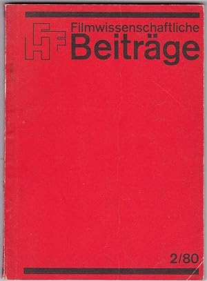 Seller image for Filmwissenschaftliche Beitrge 21. Jg., 2/80 for sale by Kultgut