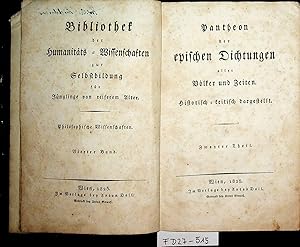 Pantheon der epischen Dichtungen aller Völker und Zeiten. Historisch-kritisch dargestellt. Zweyte...