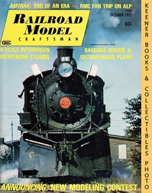 Railroad Model Craftsman Magazine, October 1971: Vol. 40, No. 5