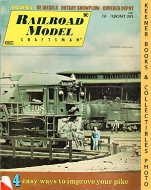 Railroad Model Craftsman Magazine, February 1975: Vol. 43, No. 9