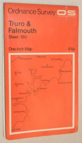 Bild des Verkufers fr Truro & Falmouth. Sheet 190 One-inch Map Seventh Series zum Verkauf von Nigel Smith Books