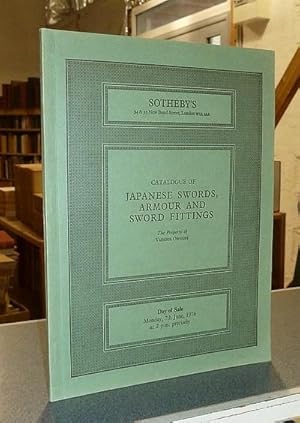 Catalogue of Japanese swords, armour and sword fittings. The property of various owners. Day of s...