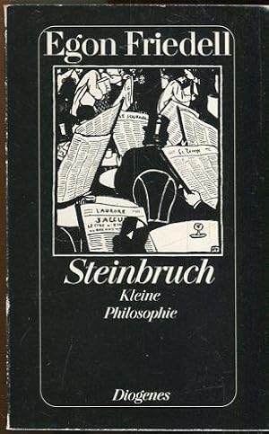 Seller image for Steinbruch. Kleine Philosophie. Mit einem Nachwort von Wolfgang Lorenz. for sale by Antiquariat am Flughafen