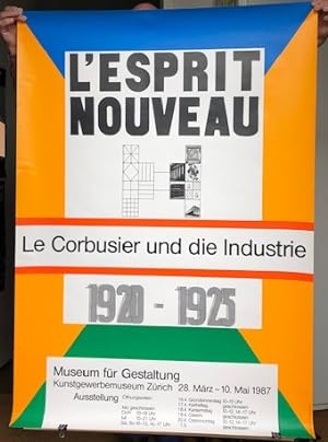 Imagen del vendedor de Poster. L'Esprit Nouveau. Le Corbusier und die Industrie. a la venta por adr. van den bemt